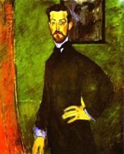 Haga click para ver la imagen ampliada portrait of paul alexandre against a green background.jpg